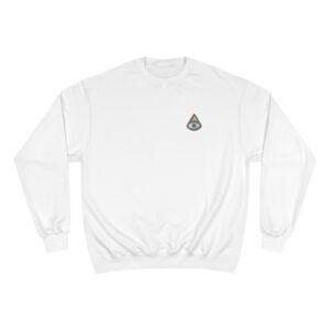 Champion Sweatshirt — Minimal Eye Triangle Logo Crewneck