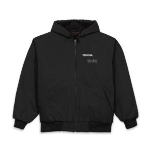 Embroidered Work Jacket — CornerStone Duck Cloth Hooded Zip-Up